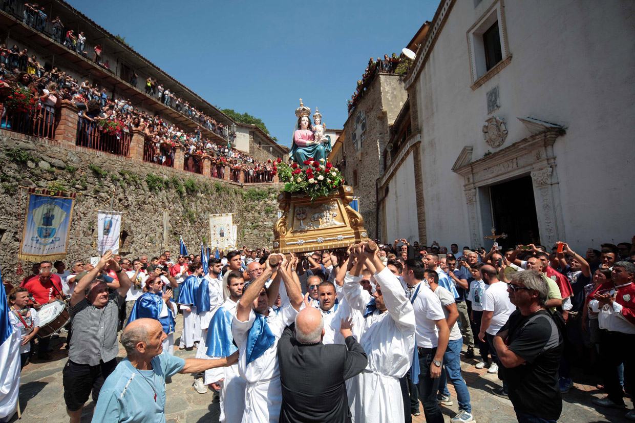 The feast of Madonna di Polsi
