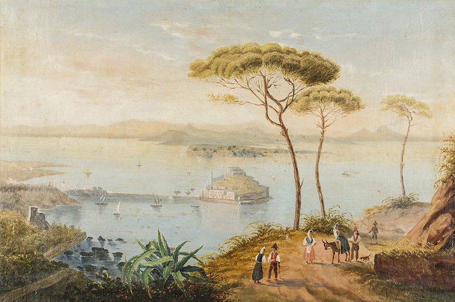 Veduta del Castello di aragonese Ischia
