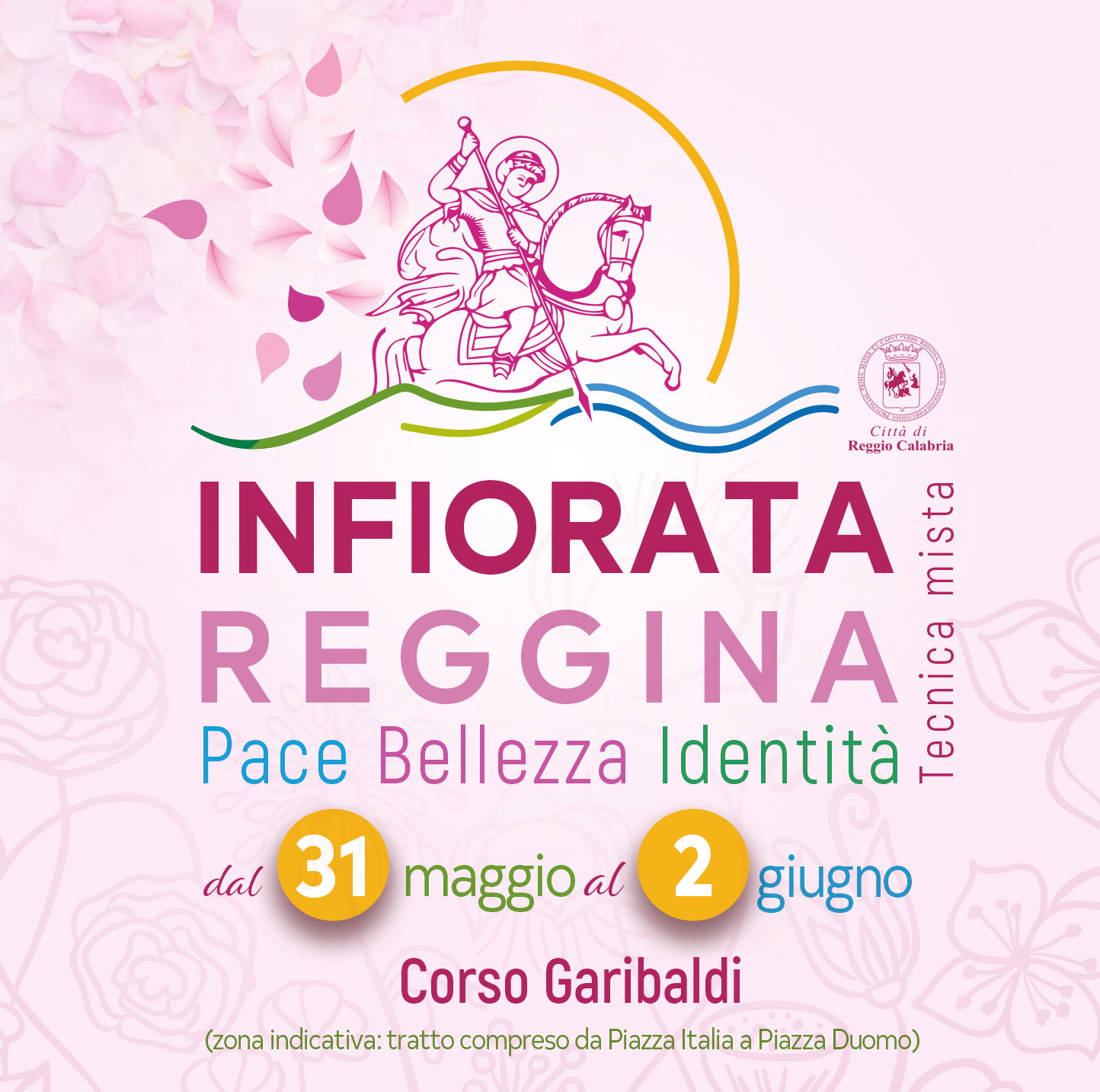 Infiorata Reggina - Pace  Bellezza  Identità