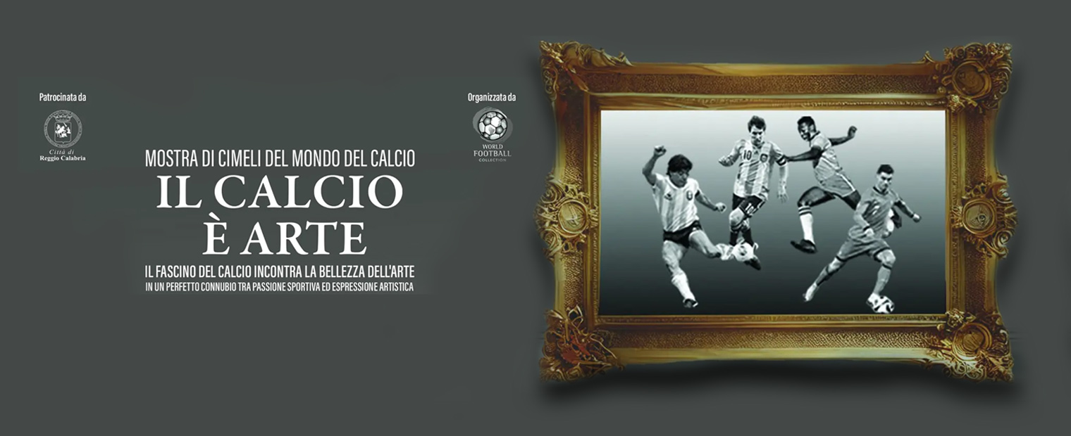 Alla Pinacoteca di Reggio Calabria la mostra "Il calcio è arte"