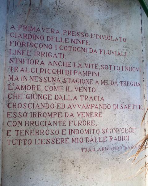 Monument to Ibico Reggino - by Michele Guerrisi