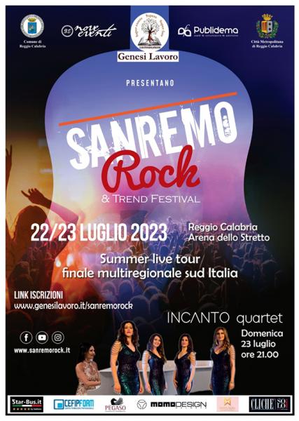 Sanremo Rock & Trend Festival - locandina