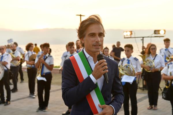 Inaugurazione tempietto - il Sindaco Giuseppe Falcomatà