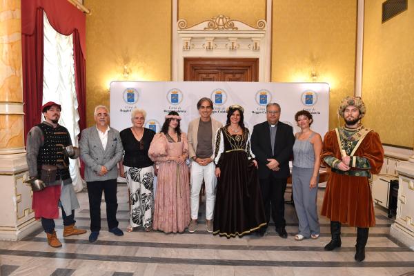 Prumo, Riparo, Cannavò . Palio contrade. conferenza stampa